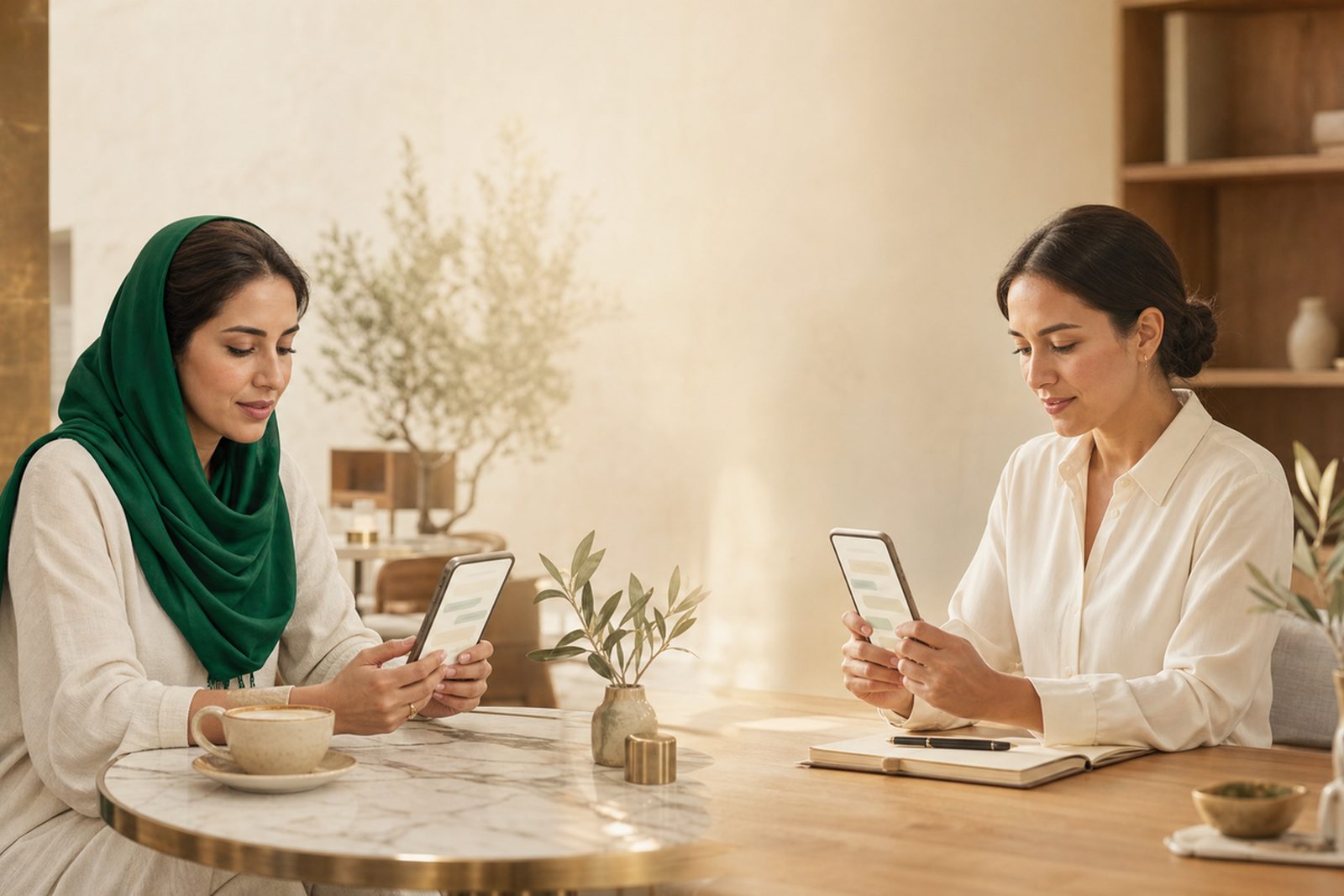 WhatsApp Business API pricing breakdown in AED on a modern desk workspace