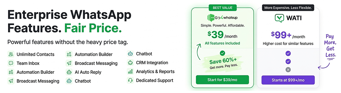 Switch from WATI to Go4whatsup — 7-day migration playbook with zero number downtime