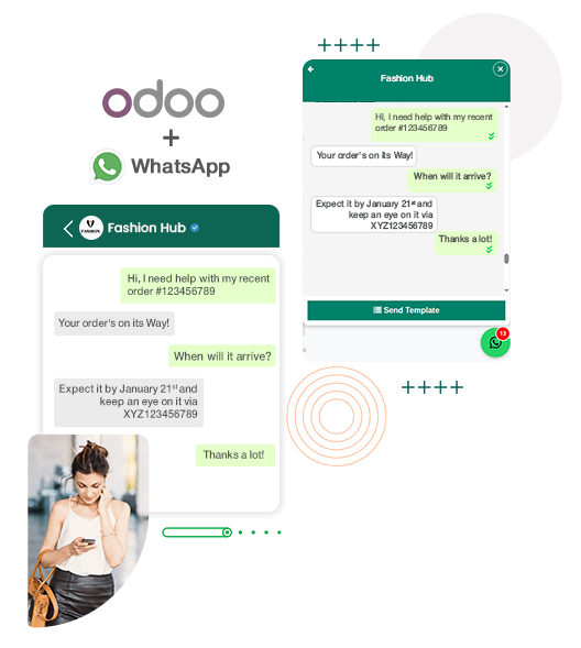 Two-way messaging to reply directly on WhatsApp